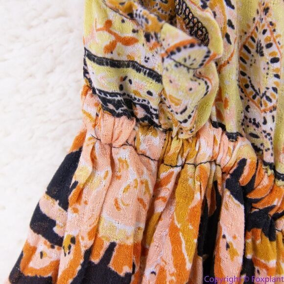 NEW Free People Intimately Bali‎ Mariposa Mini Slip, Black Combo, size S - Picture 9 of 16